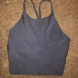 Cropped workout top.